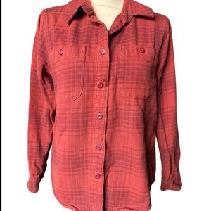 Patagonia Red Plaid Button Down Shirt